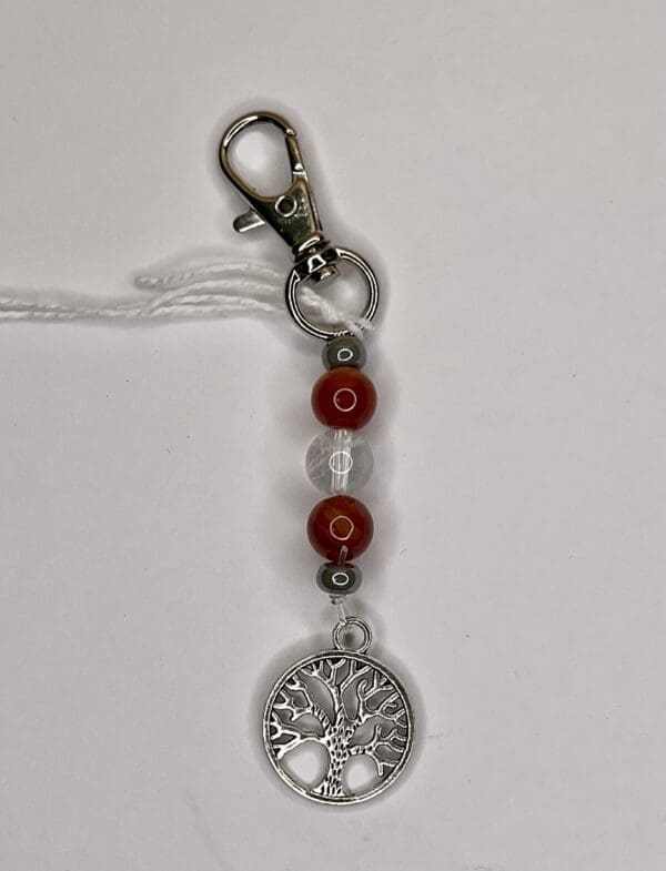 Charms Cornaline/Cristal