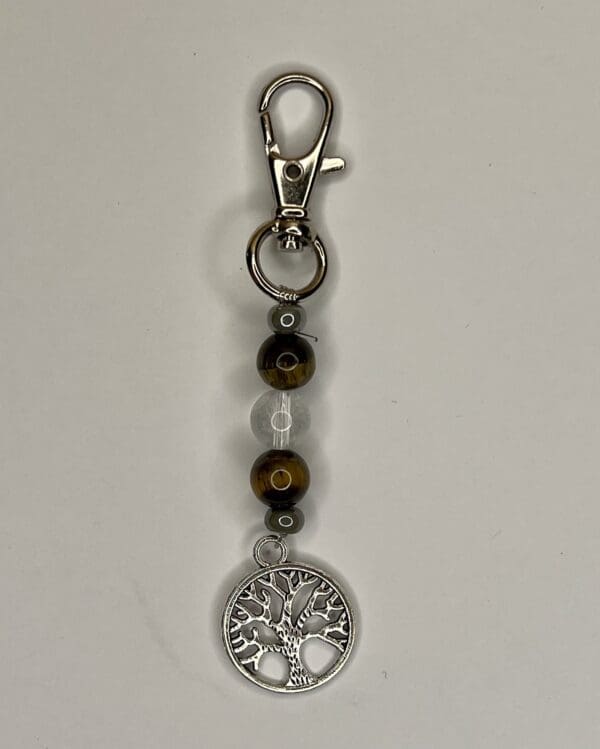 Charms Oeil de tigre - Cristal