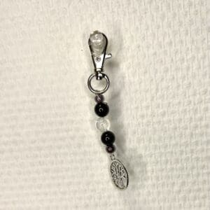 Charm Tourmaline-Cristal de roche