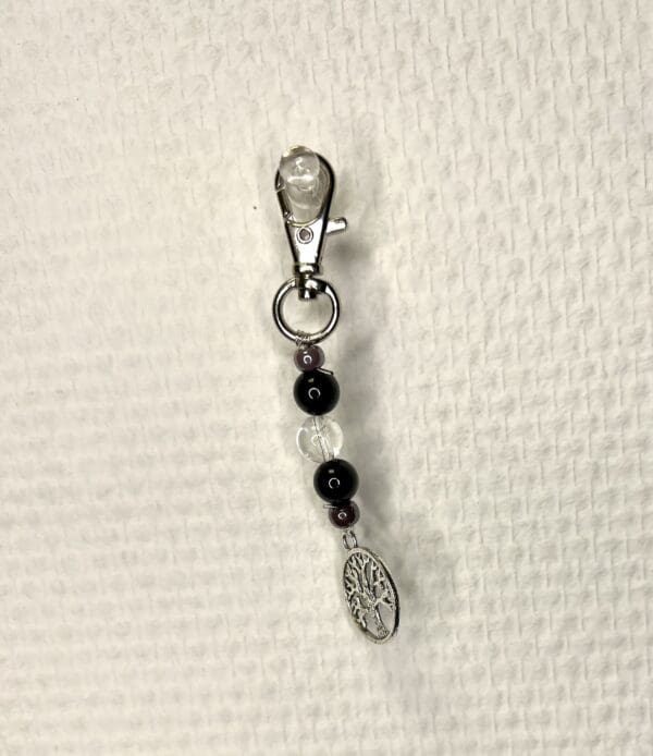 Charm Tourmaline-Cristal de roche