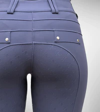 Pantalon One name full grip bleu - Alexandra Ledermann