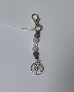 Charm Labradorite - Quartz Rose - Cristal de roche