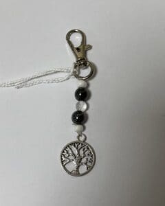 Charm Hématite - Cristal de roche