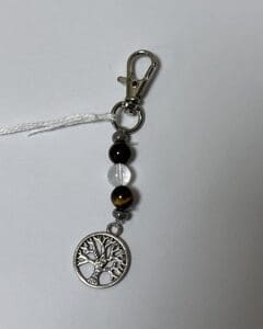 Charm oeil de tigre - Cristal de roche