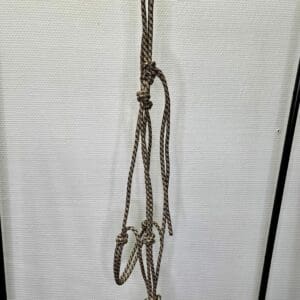 Licol éthologique marron clair / marron foncée taille cob