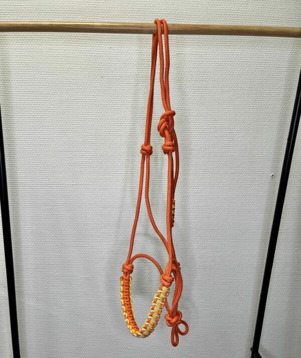 Licol éthologique orange taille cheval