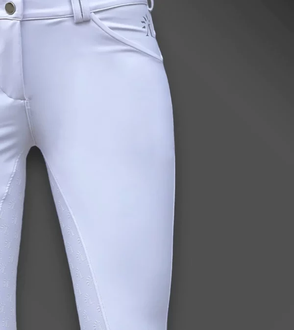 Pantalon One name full grip blanc - Alexandra Ledermann – Image 3