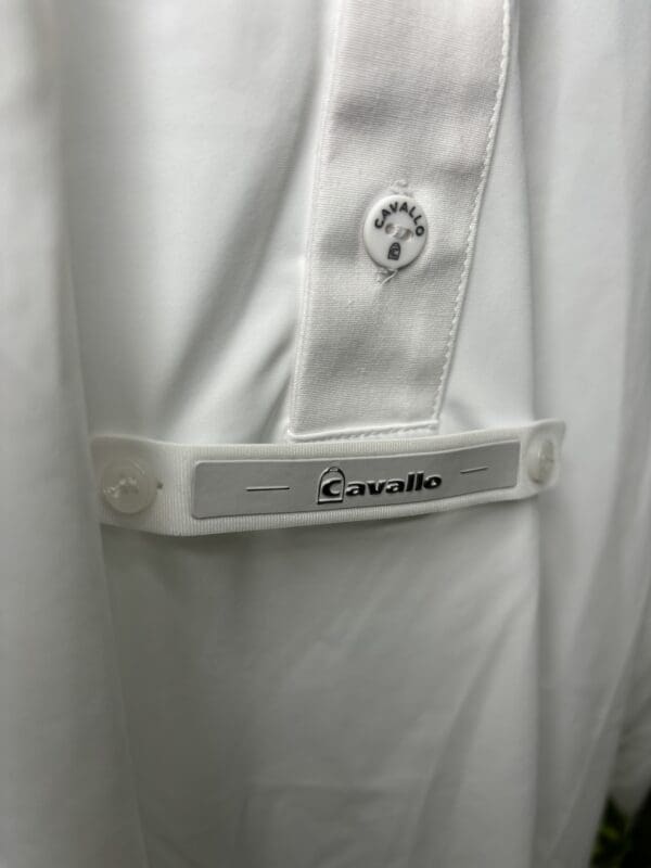 Polo de concours homme blanc - Cavallo – Image 2