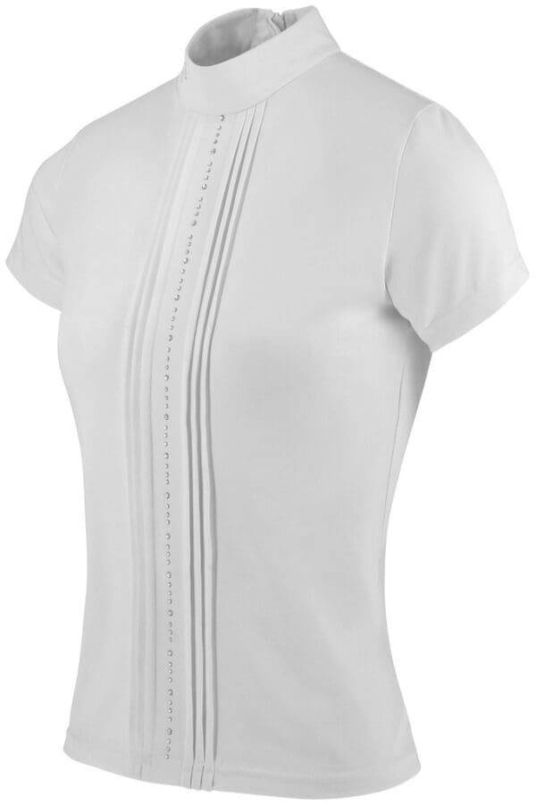 Polo équithéme Dorla blanc – Image 3