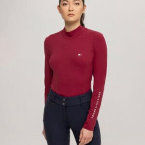 Sous-peau Rollkragen bordeaux - Tommy hilfiger equestrian