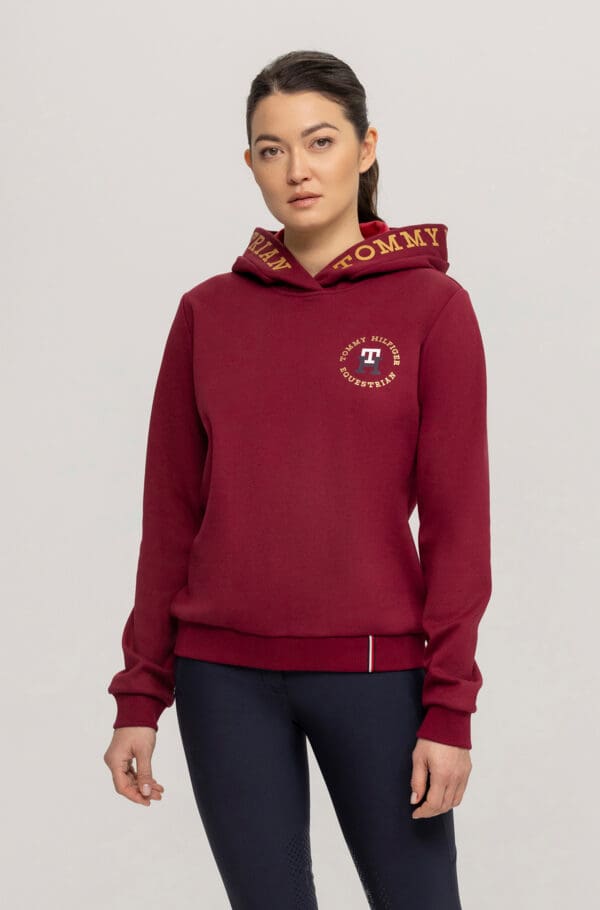 Sweat à capuche Colorado rouge - Tommy hilfiger equestrian