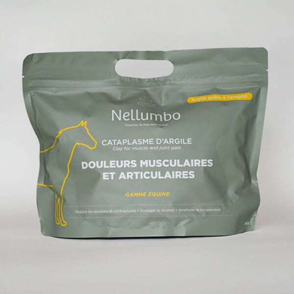 Argile douleur musculaire et articulaire 1,5kg - Nellumbo