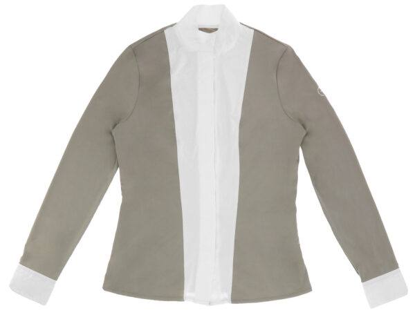 Chemise de concours Julie taupe - Equithéme – Image 5