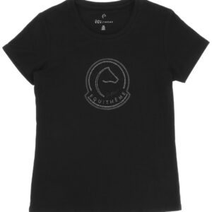 T-shirt Rosalie noir Je t'aime - Equithéme