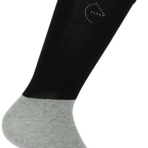 Chaussette compet Je t'aime Noir - Equithéme