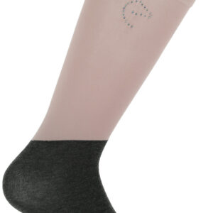 Chaussette Compet Je t'aime Vieux rose - Equithéme