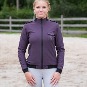 Veste Ysee prune - Le sabotier